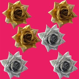 LYF5STAR Set of 6 Floral U Pins-42