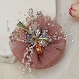 Yellow Bee Floral Embellished Alligator Hair Clip-picture-26