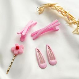 BEWITCHED Women Set Of 3 Pink Tic Tac Clip-image-66