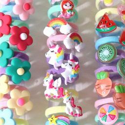 LYTIX Girls Set Of 30 Assorted Ponytail Holders-11