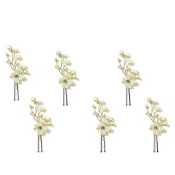 Hair Flare Set of 6 Beaded Hair Pins-image-71