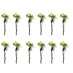 Hair Flare Women Set of 12 Embellished Floral Hair Accessory Set-picture-58