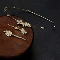 Yellow Bee Set of 3 Embellished Hair Accessory-23