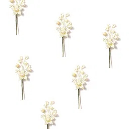 Hair Flare Set Of 6 Floral Embellished Hair Accessories-32