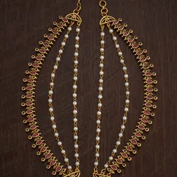 Kushal's Fashion Jewellery Set of 2 Gold-Plated Beaded Matil-21