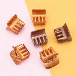 Sukkhi Women Set of 6 Elegant Butterfly Claw Clip-3