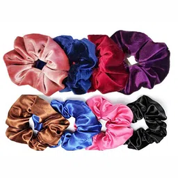DIAN Women Pack of 8 Multicolor Ponytail Holders-image-74