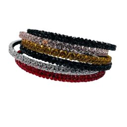 DN Creation Embellished Beaded Bling Rhinestone Hairband-52