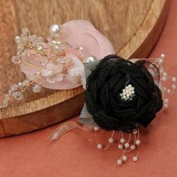 Yellow Bee Set of 2 Embellished Alligator Hair Clip-2