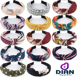 DIAN Women Set Of 9 Knot Hairband-28