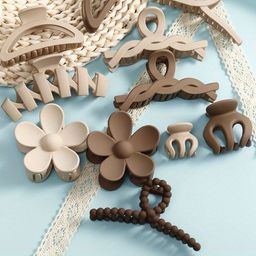 CHRONEX Women Set of 5 Claw Clip-15