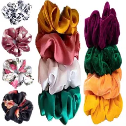 DIAN Multicolor Pack of 12 Scrunchies-image-10