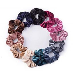 DIAN Women Pack of 12 Assorted & Navy Blue Ponytail Holders-33