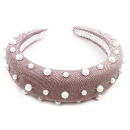 ODETTE Textured Beaded Hairband-2