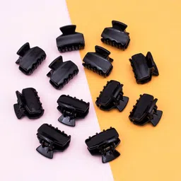 Sukkhi Women Set Of 12 Plastic Claw Clips-5