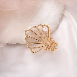 BEWITCHED Women Gold-Toned Beaded She Shells Alligator Hair Clip-image-54