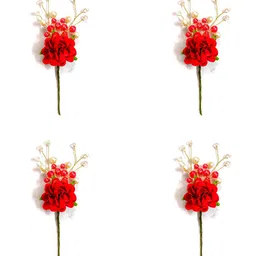 Hair Flare Women Set of 4 Embellished Hair Accessory Set-image-71