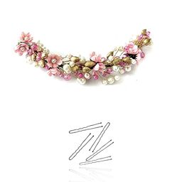 Hair Flare Embellished Tiara With U Pins-image-88