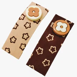 FEMMIBELLA Set of 2 Galaxy Printed Tic Tac Hair Clips-11