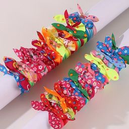 LYTIX Girls Set Of 30 Ponytail Holders-48