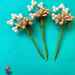 Proplady Women Set Of 3 Embellished Hairstick Hair Accessory-9