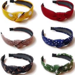 DIAN Women Set of 6 Printed Knot Hairband-image-42