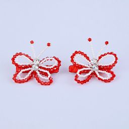 Choko Girls Set of 2 Beaded Alligator Hair Clip-30