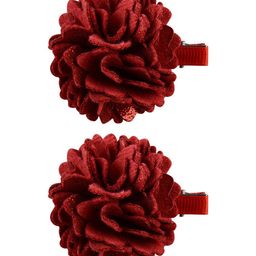 Aye Candy Girls Red Set of 2 Alligator Hair Clip-49