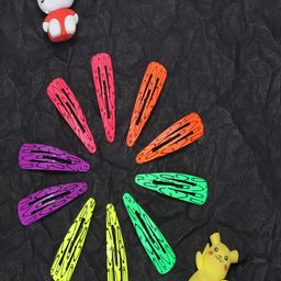 Jewelz Girls Multicoloured Set of 10 Tic Tac Hair Clip-11
