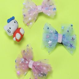 Jewelz Girls Multicoloured Set of 3 Alligator Hair Clips-3