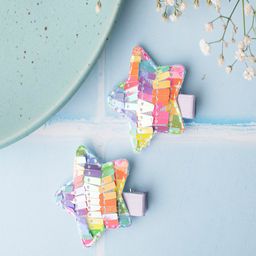 Jewelz Girls Pink & Blue Set of 2 Alligator Hair Clip-40