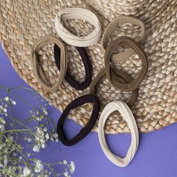 Jewelz Women Set of 8 Ponytail Holders-6