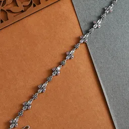Voylla Silver-Plated Stone studded Maang Tika-image-50