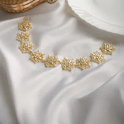 TEEJH Eeshani Studded Polki  Matha Patti-38