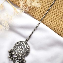 TEEJH Silver-Plated Maang Tikka-picture-1