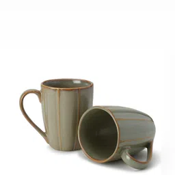 BODHI HOUSE Green 2 Pieces Solid Glossy Coffee Mugs 300 ML-image-70
