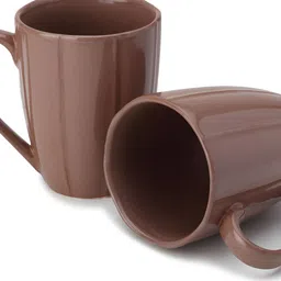 BODHI HOUSE Brown 2Pieces Solid Glossy Coffee Mugs 300 ML-image-29