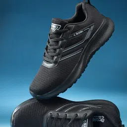 Action Men Lightweight Lace-Up Running Shoes-picture-4
