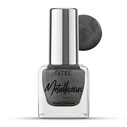 Renee Metallicious Long-Lasting Nail Paint 10ml - Shadow Grey-55