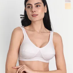 Aimly Pack Of 3 Non Padded Full Coverage Cotton Everyday Bra With All Day Comfort-picture-20