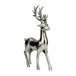 Hind Decor Silver-Toned Standing Reindeer Showpiece-picture-40