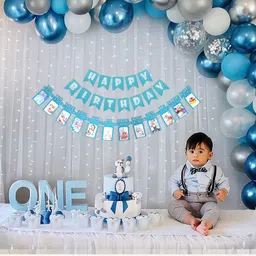 Special You Boys 67 Pcs Blue Birthday Decor-image-41