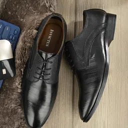 INVICTUS Men Textured Formal Derbys-picture-42