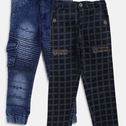 AD & AV Boys Pack of 2 Regular Fit Trousers-image-92