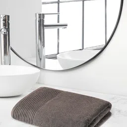 Himeya Grey Terry Cotton 600 GSM Bath Towel-picture-45