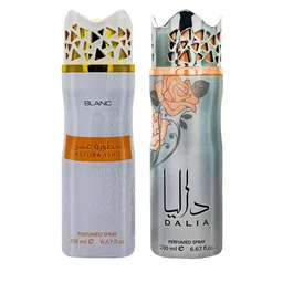 ASDAAF by Lattafa Pack of 2 Blanc & Dalia Long Lasting Deodorant Body Spray 200ml-20