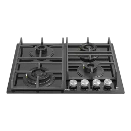 KAFF Novara Tempered Glass Top 4 Burner Automatic Electric Hob (Heavy Duty Cast Iron Pan Support, Black)-picture-12