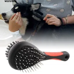 breedo (Combo Of 2) Imported Dog Slicker + Hair Brush With Complimentary Pack Perfume Basic Comb forDog & Cat, Dog, Monkey, Rabbit, Hamster image 4