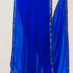 Chiffon Solid Blue Women Dupatta-image-43