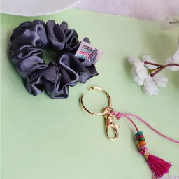 Soho Boho Studio Key Chain Scrunchie Ponytail Holders image 5